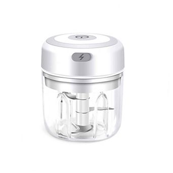 Cheer Collection Electric Wireless Garlic Chopper with USB Charging Portable Mini Food Processor