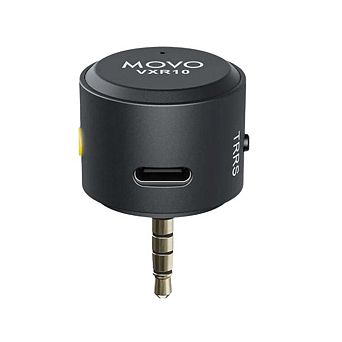 Movo WM-VXR10 Wireless Shotgun Mic Adapter for Camera/DSLR/3.5mm/TRS