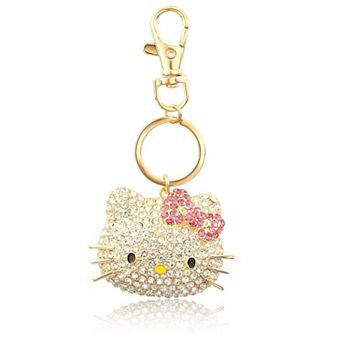 Hello Kitty Multicolored Crystal Keychain