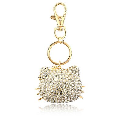 Hello Kitty Multicolored Crystal Keychain
