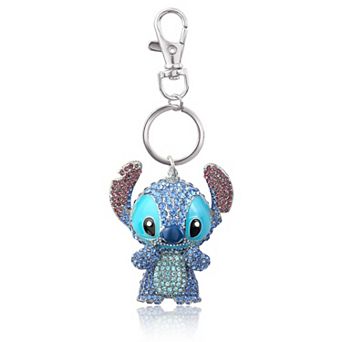 Stitch Bling Crystal Charm Keychain
