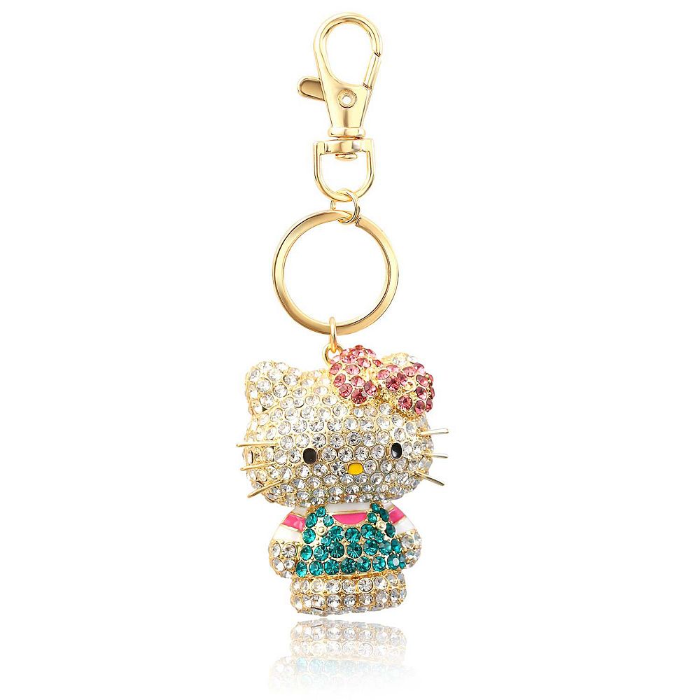 Hello Kitty Bling Crystal Keychain
