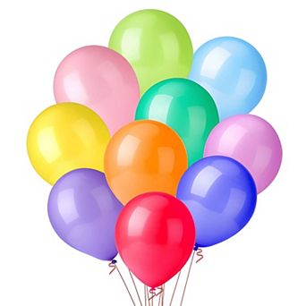 100 pc 12Inch Assorted Color Balloons Bulk Pack For Birthday Wedding Graduation Family Party Decor