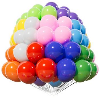200 pc 5 Inch Mini Assorted Rainbow Latex Balloons for Birthday Baby Shower Garland Decorations