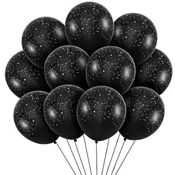 60 pc 12 Inch Metallic Galaxy Balloons Latex Space Planet Balloons For Outer Space Birthday Party