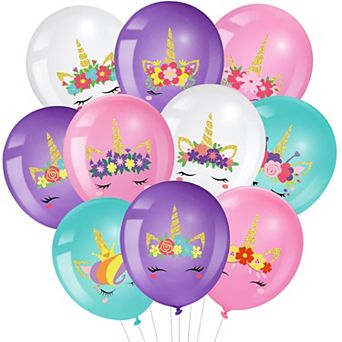 45 pc Unicorn Latex Balloon Arch Kit Column Garland For Girls Birthday Unicorn Theme Baby Shower