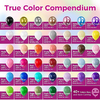 Assorted Rainbow Giant Balloons 36 Inch 8 Pack Jumbo Multicolor Latex Balloons For Birthday Wedding