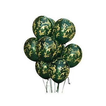 24 pc Camo Balloons for Army Party, Military Going Away & Hunting Decor