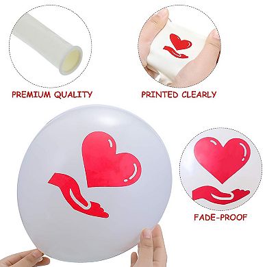 60 Pieces Nurse Themed Latex Balloons for Nurse Graduation and Party Decorations
