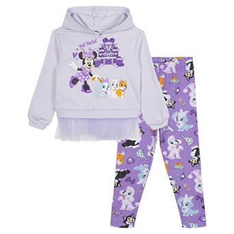 Disney's Minnie Mouse 2 pc Fleece Hoodie and Leggings Set