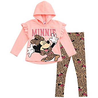 Disney Minnie Mouse 2 pc Fleece Hoodie and Leggings Set