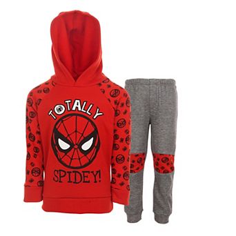 Marvel Spider-Verse Miles Morales Fleece 2 pc Hoodie and Pants Set