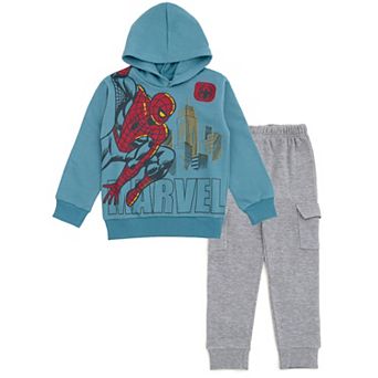 Marvel Spider-Man Fleece 2 pc Hoodie and Pants Set