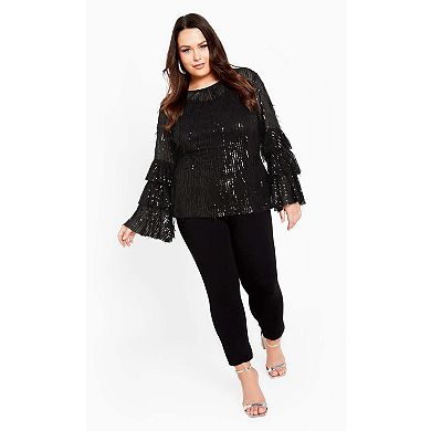 Avenue Women's Plus Size Nouveau Nights Top