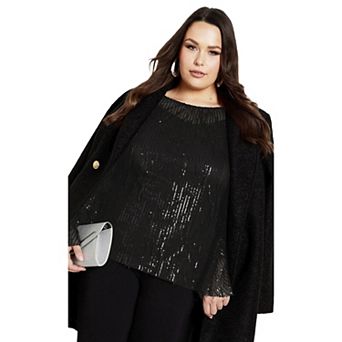Avenue Women's Plus Size Nouveau Nights Top