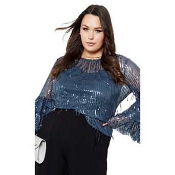 Avenue Women's Plus Size Nouveau Nights Top