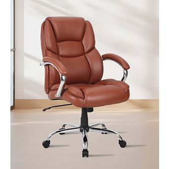 BrylaneHome 500 Lbs. Weight Capacity Memory Foam Office Chair