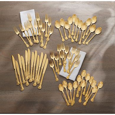 BrylaneHome 60-Pc. Flatware Set With Chest