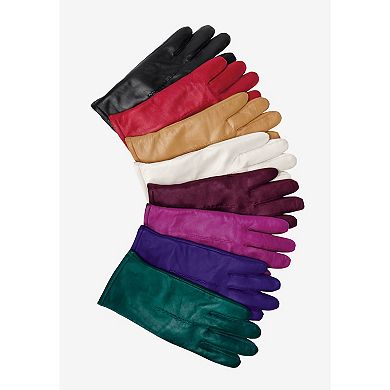 Woman Within Leather Gloves