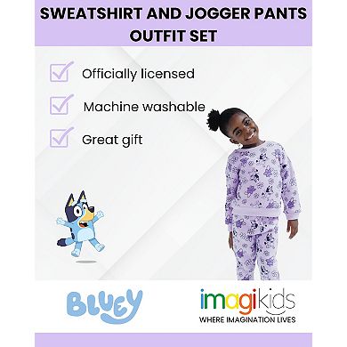 Bluey Fleece Sweatshirt & Pants Set