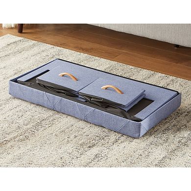 BrylaneHome Double Foldable Ottoman