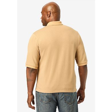 KingSize Men's Big & Tall Knit Sweater Polo