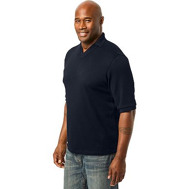 KingSize Men's Big & Tall Knit Sweater Polo