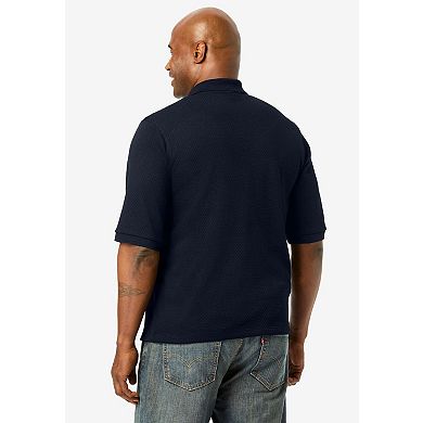 KingSize Men's Big & Tall Knit Sweater Polo