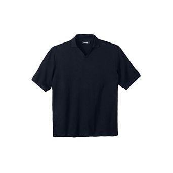KingSize Men's Big & Tall Knit Sweater Polo