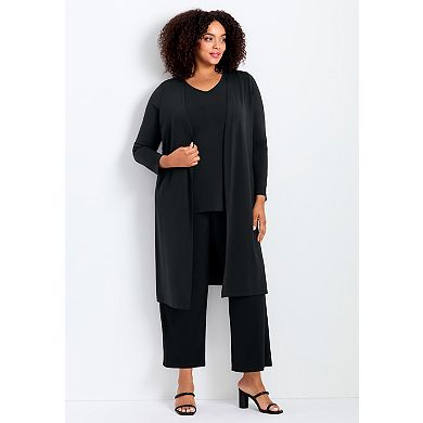 Avenue Women's Plus Size Wide Leg Pant