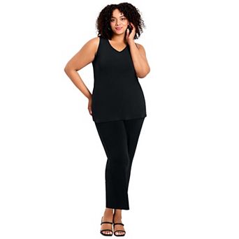 Avenue Women's Plus Size Wide Leg Pant