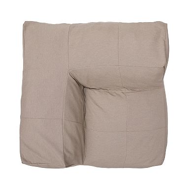 BrylaneHome Indoor/Outdoor Santorini Modular Corner Patio Chair