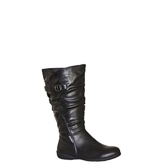 Avenue Women's Wide Width Tall Scrunch Boot