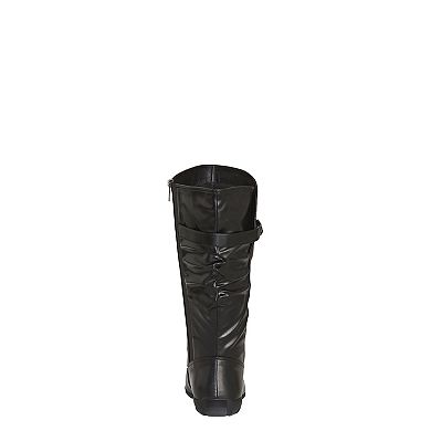 Avenue Women's Wide Width Tall Scrunch Boot