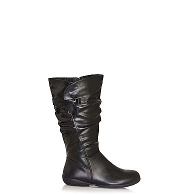 Avenue Women's Wide Width Tall Scrunch Boot