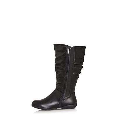 Avenue Women's Wide Width Tall Scrunch Boot