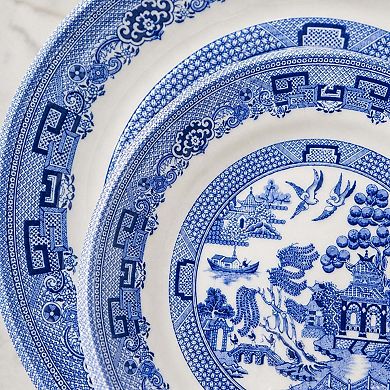 BrylaneHome 16 Piece Blue Willow Dinnerware Set