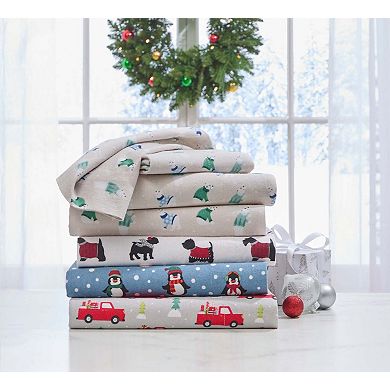 BrylaneHome Novelty Flannel Sheets
