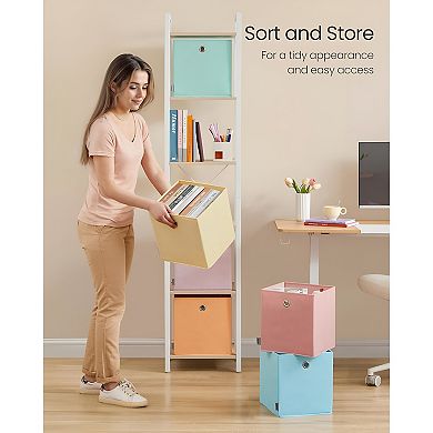 Multicolor Storage Cubes, 6-Pack for Closet, Study, or Cube Organizer Cabinets
