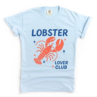 Lobster Lover Club - Women's Garment Dyed Graphic T-Shirt