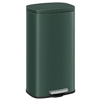 Modern Kitchen Garbage Can with Pedal Lid Compact Space Saving Design for Home or Office