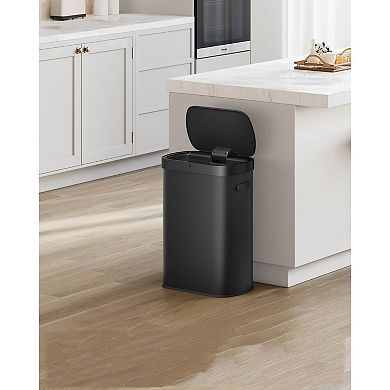 13-Gallon Motion Sensor Trash Can with Soft-Close Lid and Odor Control