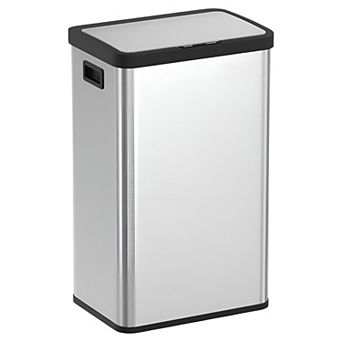 18-Gallon Motion Sensor Trash Can with Soft-Close Lid and Bag Retainer