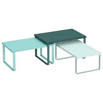 Space-Saving 3 pc Storage Rack Set for Kitchen, Bathroom, or Office