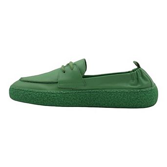 Women's Slip on Leather Shoes, Buttery Soft Calfskin Loafers (Stella Style)