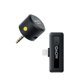 Movo WM-VXR10 Wireless Shotgun Mic Adapter for iPhone/Lightning Devices
