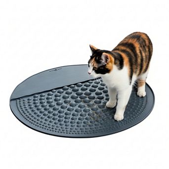 Petpals Air Bubble™ Paw Scrub Cat Litter Box Mat