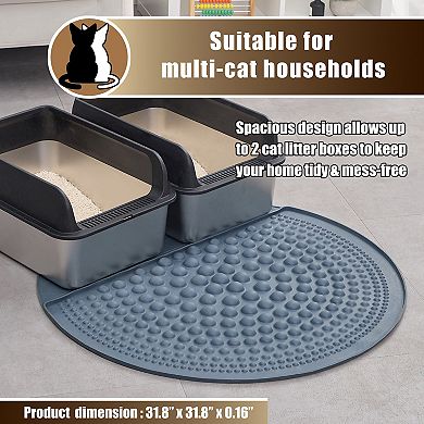 Petpals Air Bubble™ Paw Scrub Cat Litter Box Mat