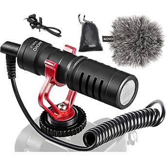 Movo VXR10 Universal Camera Shotgun Microphone for Video Recording