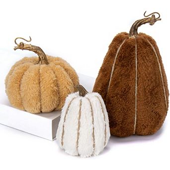 DILATATA Artificial velvet decorative pumpkin